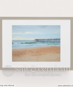 Kure Beach Pier Art Print