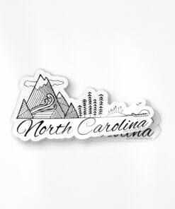 Mountains to the Sea Vinyl Sticker