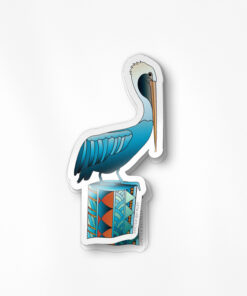 Pelican Illustration Stickers