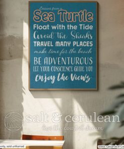 Lessons from a Sea Turtle Print