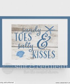 Sandy Toes Quote Print