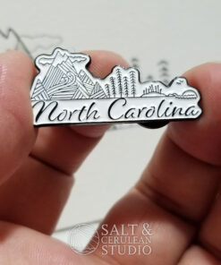 Mountain to the Sea Enamel Pin