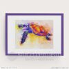 Colorful Sea Turtle Watercolor Art Print