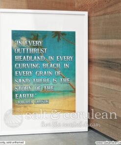 In Every Outthrust Headland Quote Print