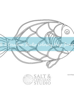 Fish 4 Coloring Page