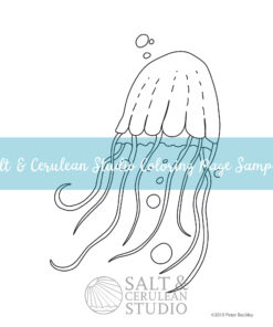 Jellyfish 1 Coloring Page