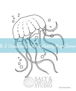 Jellyfish 2 Coloring Page