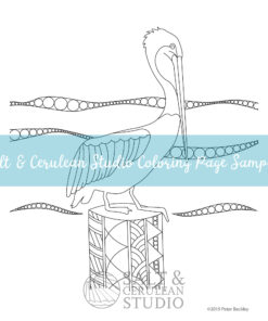 Pelican Coloring Page