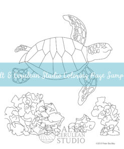 Sea Turtle Coloring Page