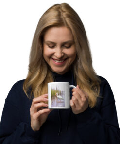 Ibis Ceramic White Mug