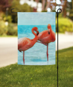 Flamingos Garden flag