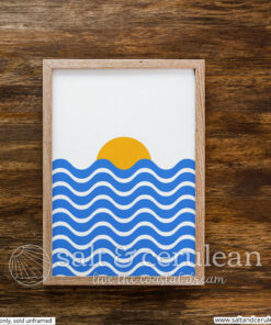 Geometric Sunrise Vertical Print