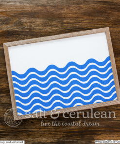 Geometric Ocean Horizontal Print