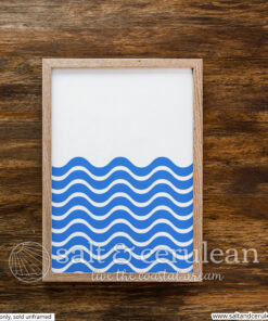 Geometric Ocean Vertical Print